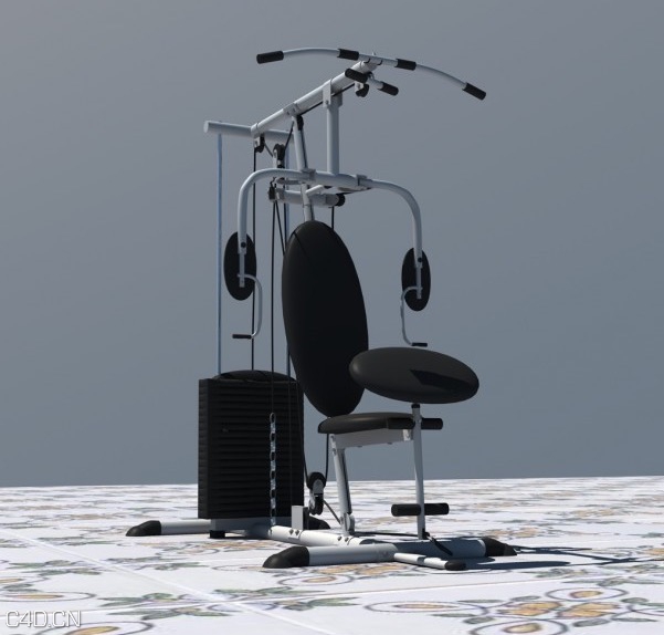 健身器械C4D模型 Macchinario pesi - C4D之家 - cinema4d_ 2014-12-06 20.38.11.jpg