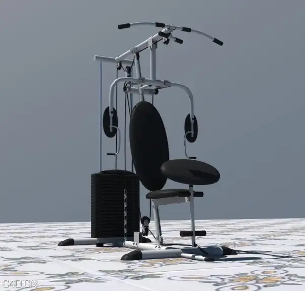 健身器械C4D模型 Macchinario pesi - C4D之家 - cinema4d_ 2014-12-06 20.38.11.jpg