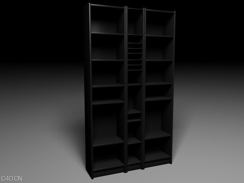 柜子C4D模型 Billy Ikea