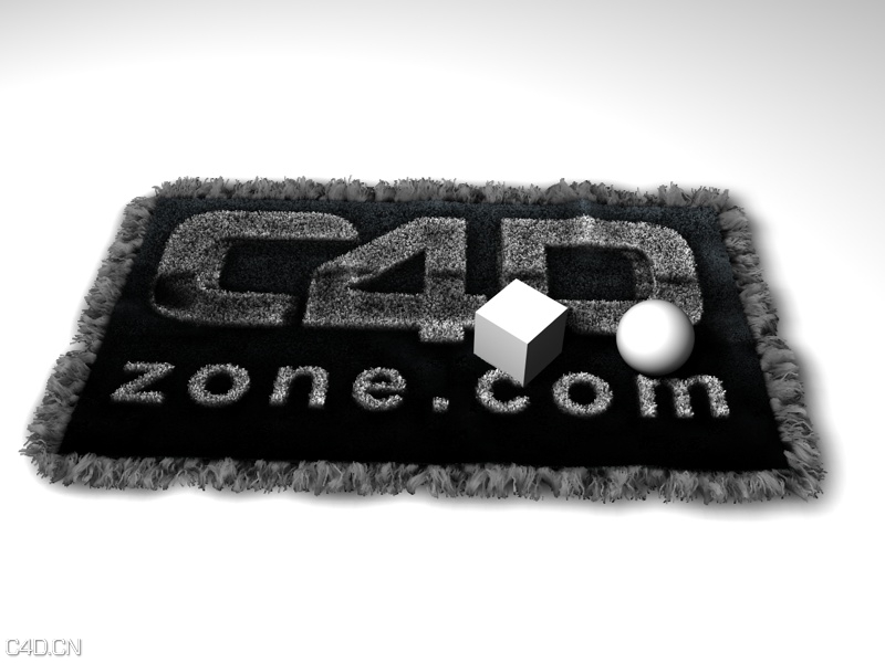 地毯C4D模型 tappeto hair - C4D之家 - tappeto.jpg