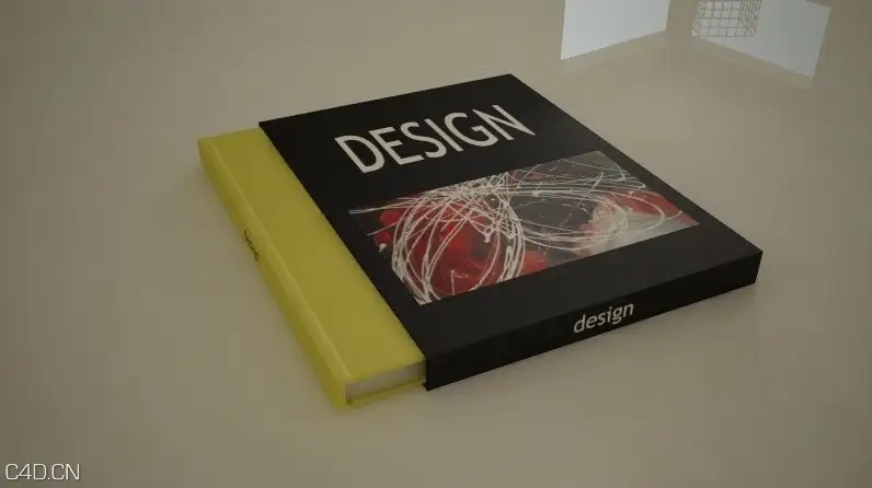 精装书C4D模型 libro design