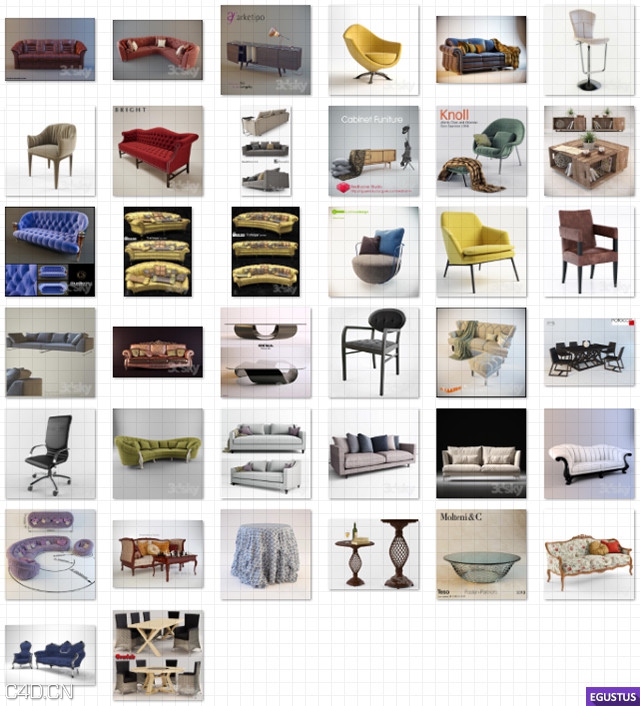 家具3D MAX模型合集 3DDD Furniture Collection 2014 - C4D之家 - iiMKD0I.jpg