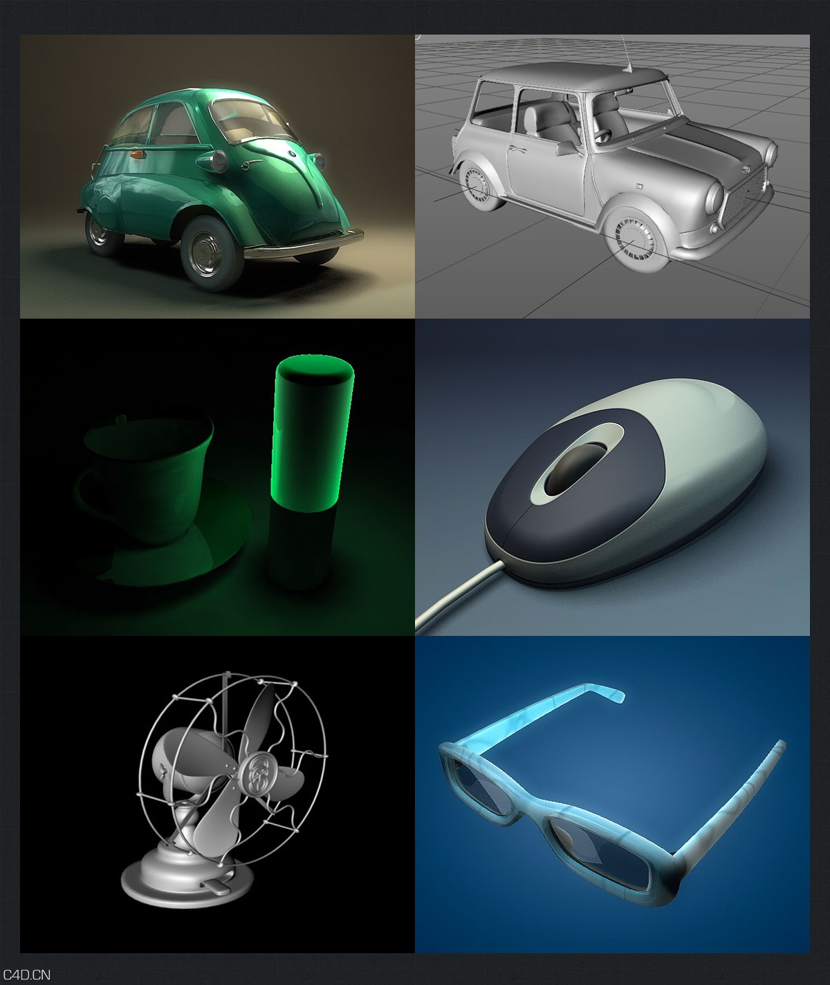 C4D 17套超级渲染案例工程共享 - C4D之家 - 未标题-1.jpg