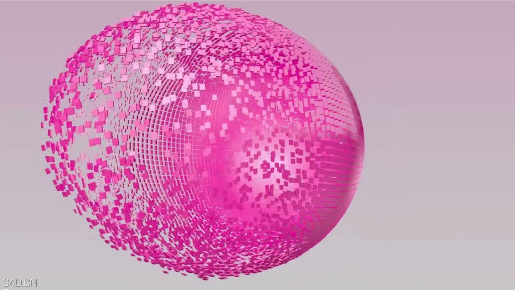 C4D圆球破碎教程 CINEMA 4D WOBBLY POLYFX DESTRUCTION TUTORIAL