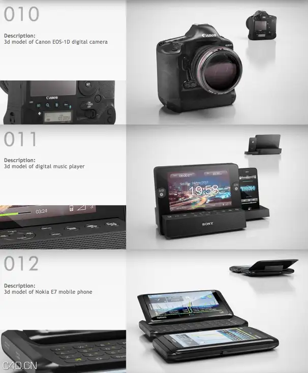 家居饰品3D模型合集 3D HOME GADGETS MAX - C4D之家 - cinema4d_ 2014-12-10 00.34.52.jpg