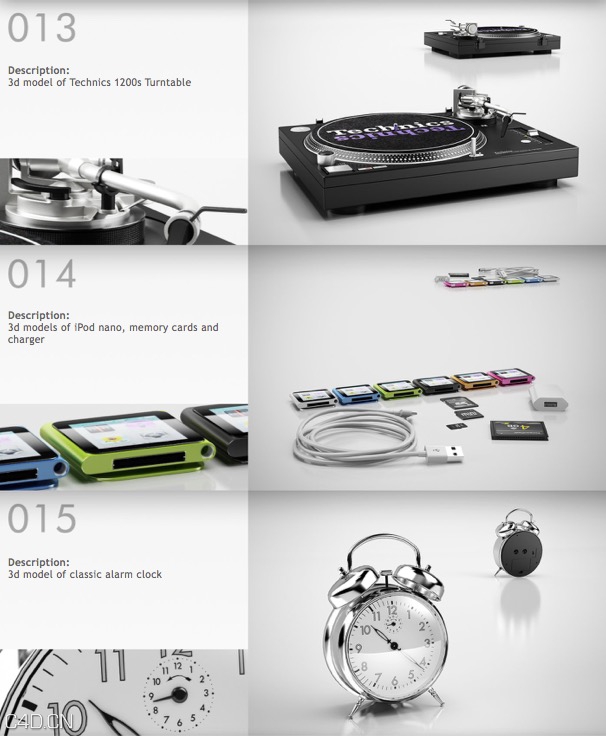 家居饰品3D模型合集 3D HOME GADGETS MAX - C4D之家 - cinema4d_ 2014-12-10 00.34.59.jpg