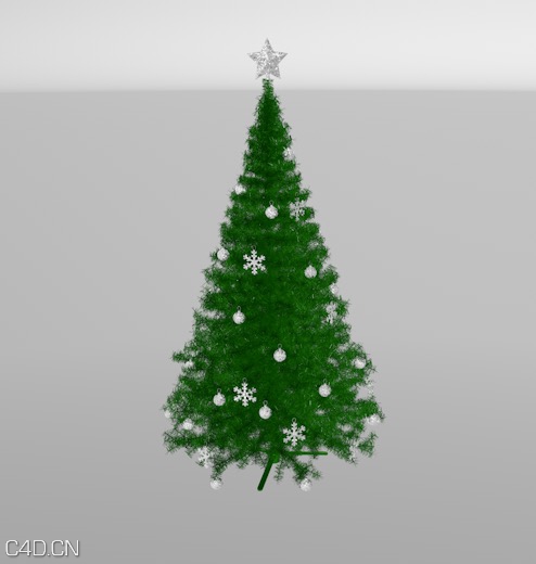 圣诞树C4D模型 Christmas tree - C4D之家 - cinema4d_ 2014-12-11 01.13.58.jpg