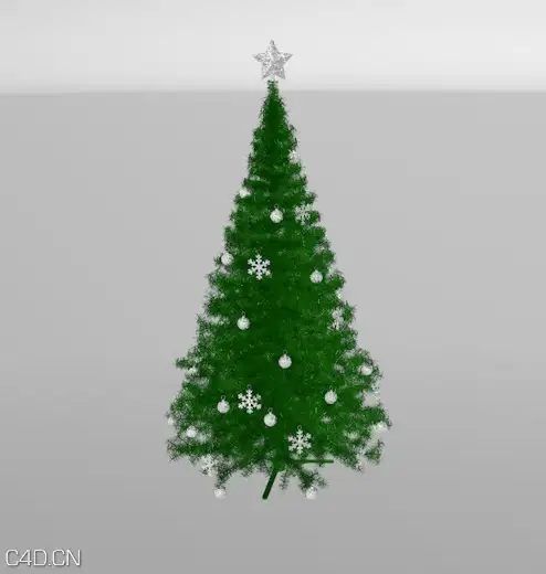 圣诞树C4D模型 Christmas tree - C4D之家 - cinema4d_ 2014-12-11 01.13.58.jpg