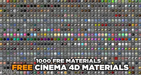 1000个freeC4D材质下载 FREE 1000 MATERIALS CINEMA 4D - C4D之家 - MILL-600x250.jpg
