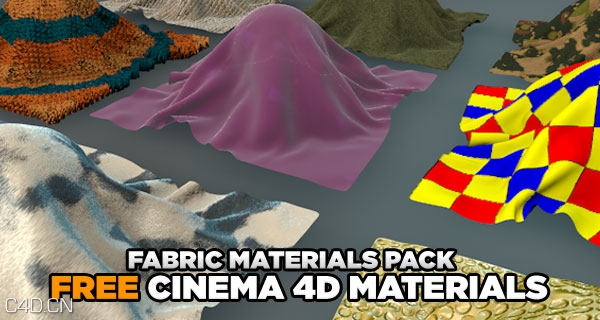 free布料C4D材质 FREE FABRIC MATERIALS FOR CINEMA 4D - C4D之家 - fabric2-600x250.jpg