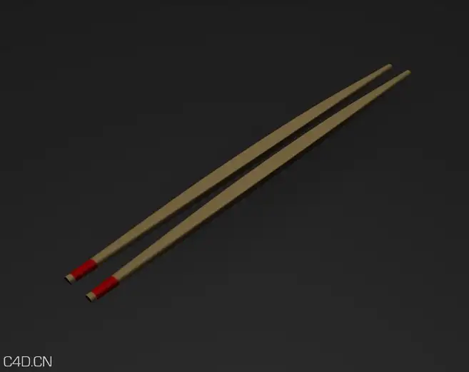 日本料理筷子C4D模型 Kaiseki-cuisine chopstick