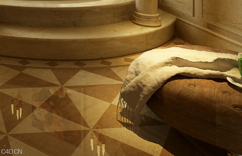 C4D for VR 浴室 效果图 - C4D之家 - 01.jpg