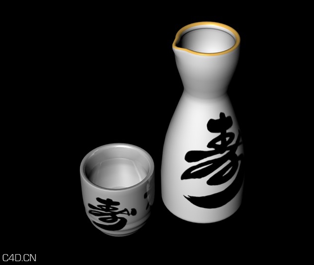 日本福寿陶瓷分酒器C4D模型 tokkuri ochoko - C4D之家 - cinema4d_ 2014-12-11 16.24.28.jpg