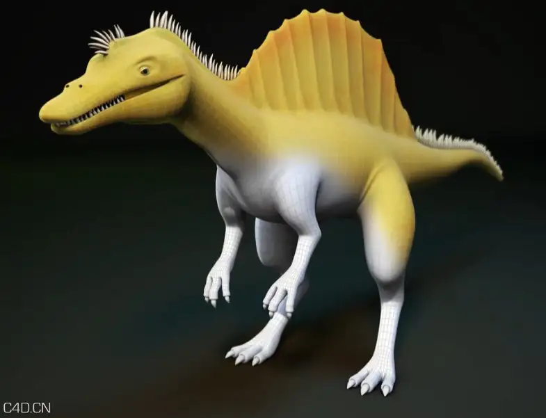 Cinema 4D恐龙建模视频教程 Dinosaur modeling video tutorial - C4D之家 - cinema4d_ 2014-12-11 17.14.44.jpg