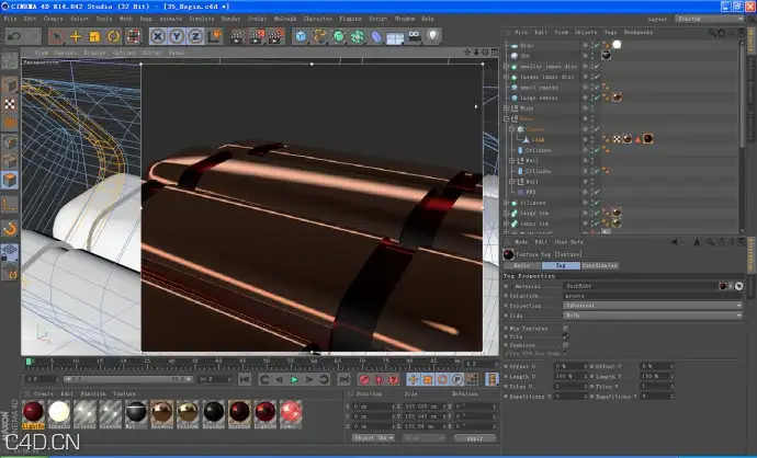 C4D与AE产品效果展示教程 学习笔记(32-39节)