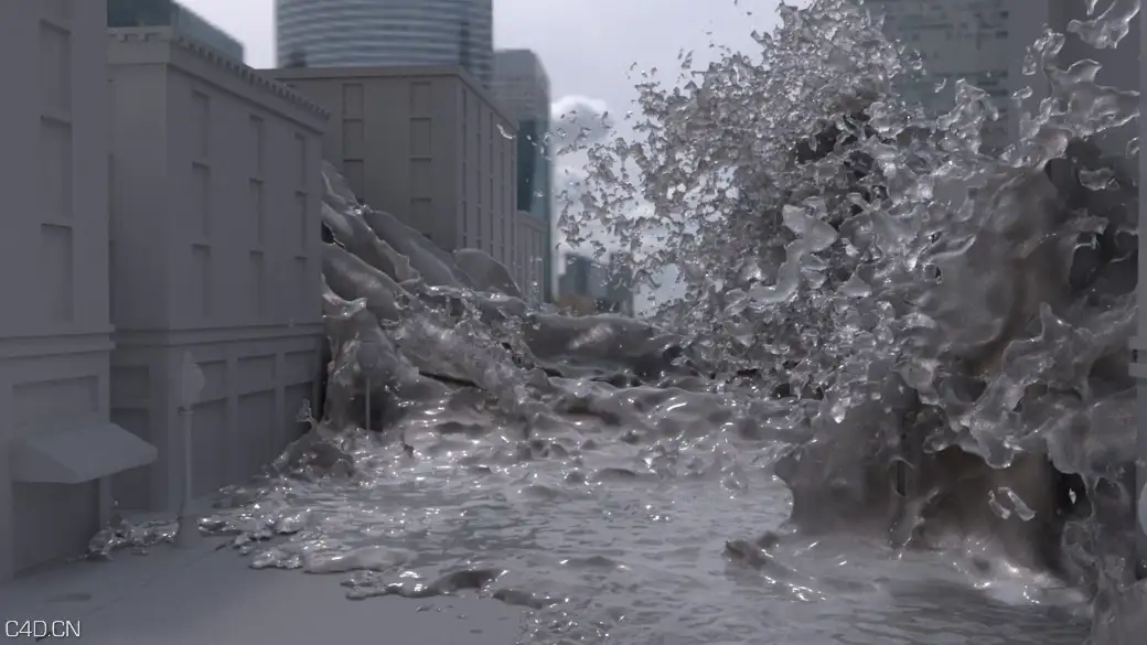 Maya洪水流体模拟教程 Digital Tutors – Flooding a City with Bifrost in Maya - C4D之家 - url.jpeg