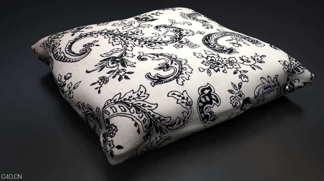 cinema 4d抱枕建模视频教程 Easy Way To Create A Pillow
