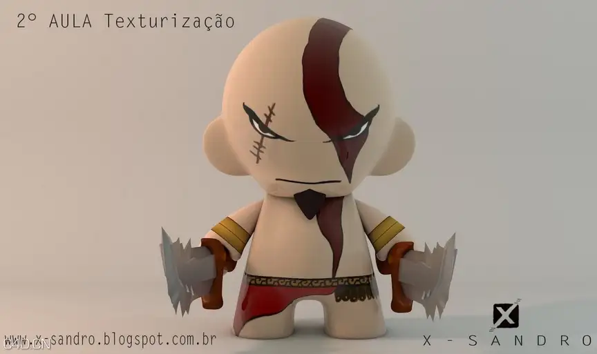 C4D卡通人偶人体彩绘教程 Tutorial Cinema 4D - Texturizacao Toy Art - Body Paint - C4D之家 - cinema4d_ 2014-12-13 01.29.46.jpg
