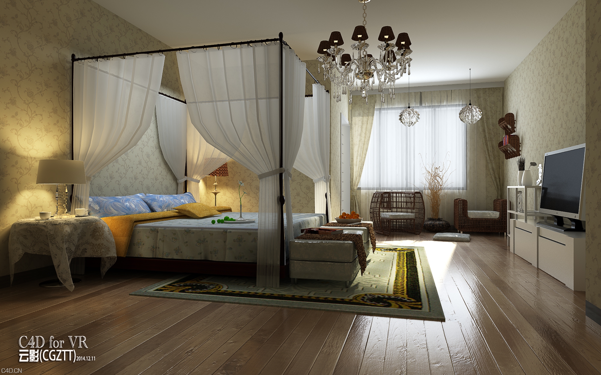 小清新田园风Ｃ4Ｄ R15 for vr1.8室内效果图