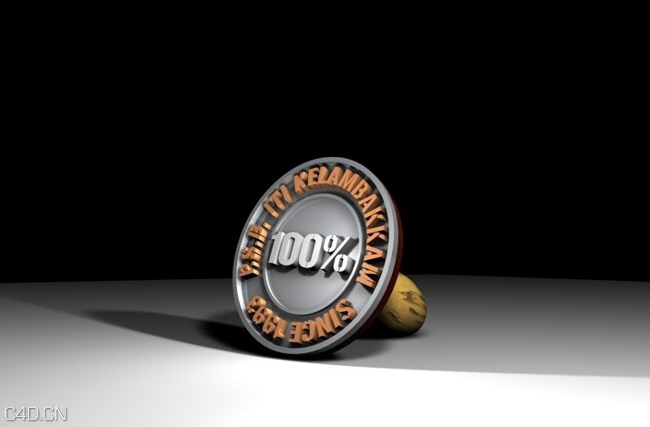 印章C4D模型 Stencil
