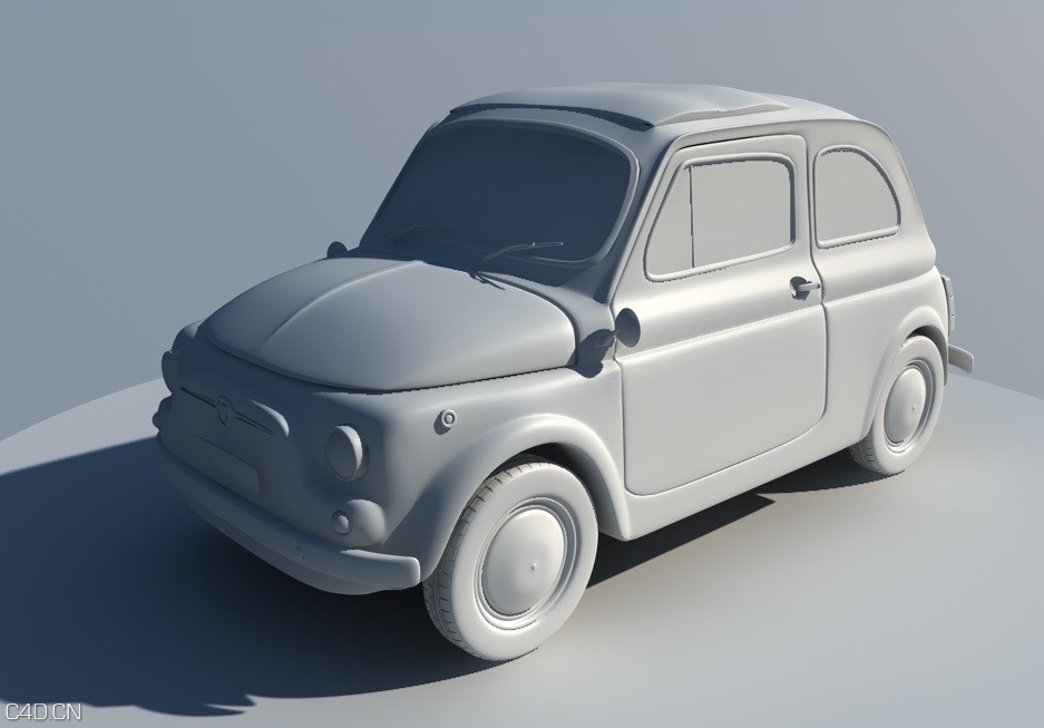 菲亚特汽车C4D模型 Vecchia Fiat 500 - C4D之家 - cinema4d_ 2014-12-19 00.06.46.jpg