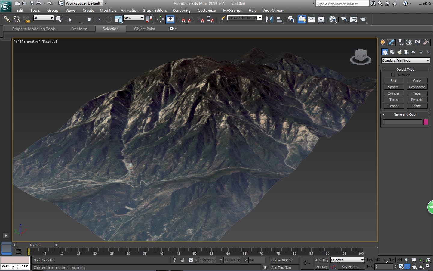 3dmax真实地形快速建模视频教程