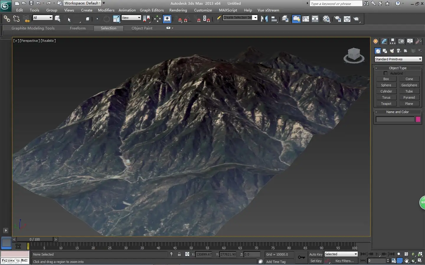 3dmax真实地形快速建模视频教程