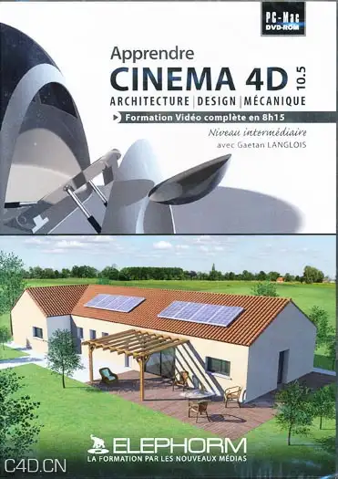 C4D建筑造型与机械设计教程Elephorm Apprendre Cinema 4D Architecture