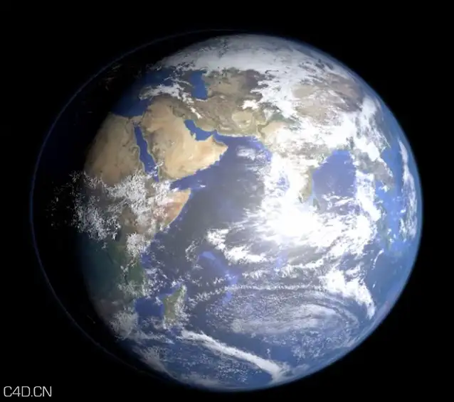 C4D创建超级现实的地球模型 Cinema 4D-Create a Super Realistic Earth