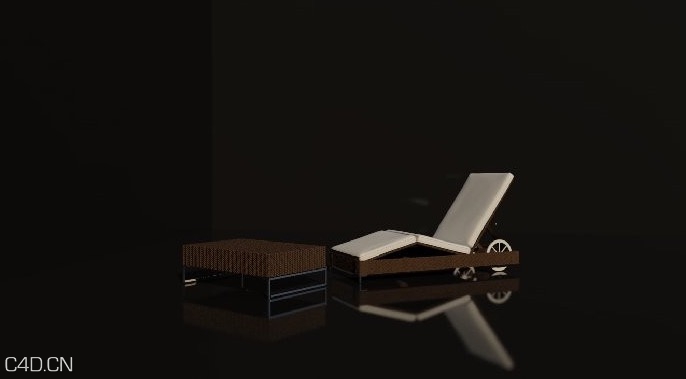 躺椅C4D模型 luxor emu