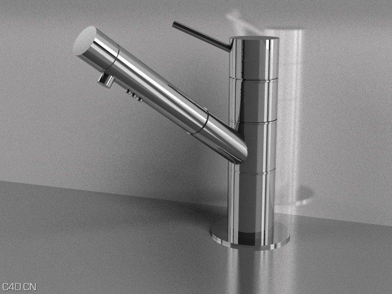 水龙头C4D模型 Faucet