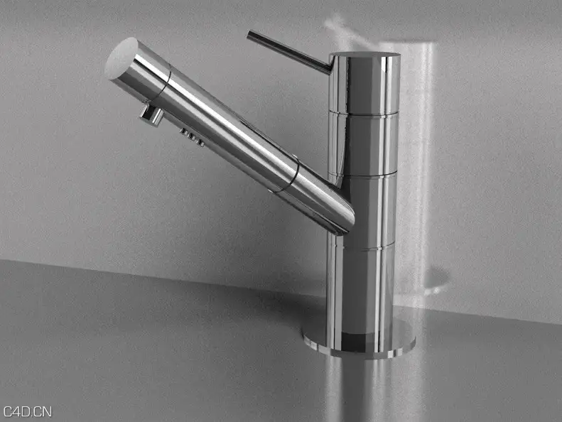 水龙头C4D模型 Faucet