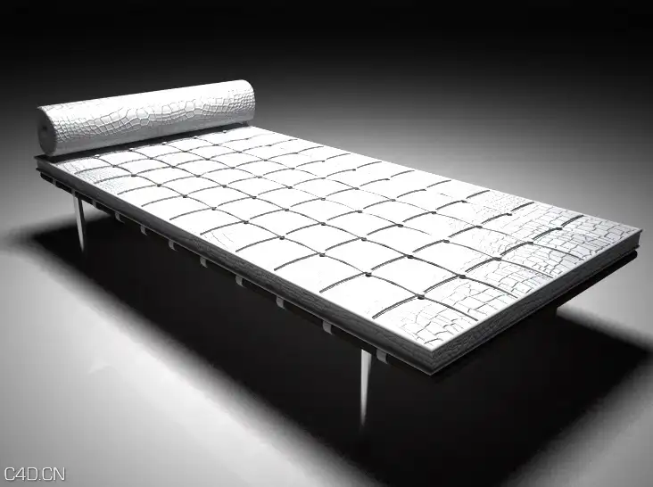 巴塞罗那床C4D模型 Mies Bench - C4D之家 - cinema4d_ 2014-12-22 02.15.22.jpg