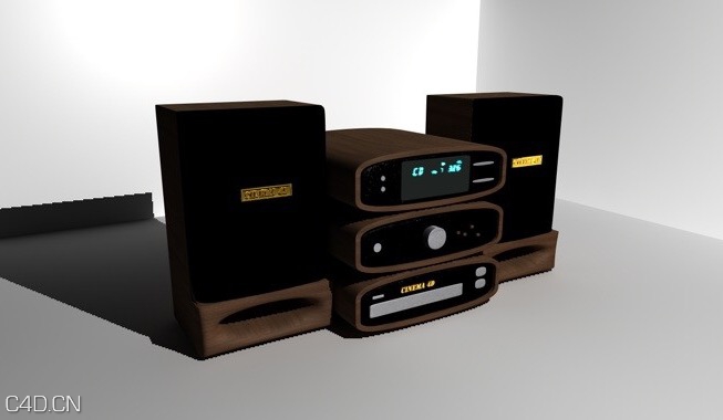 音响设备C4D模型 Audio equipment - C4D之家 - cinema4d_ 2014-12-22 22.17.03.jpg