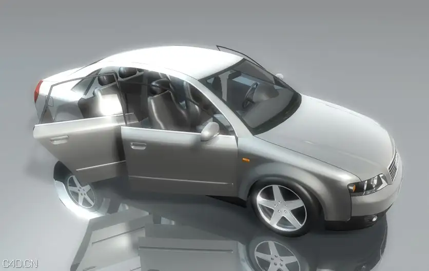 奥迪汽车C4D模型（XP绑定）Audi A4 Xpresso