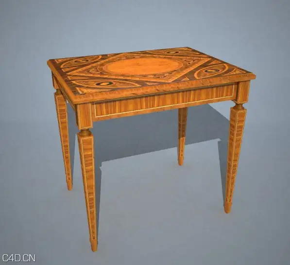方桌C4D模型 Tavolo antico - C4D之家 - cinema4d_ 2014-12-23 22.44.25.jpg