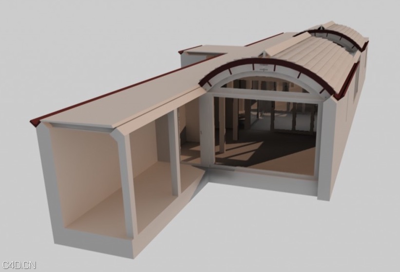 圆顶房子C4D模型 eco House - C4D之家 - cinema4d_ 2014-12-25 00.17.52.jpg