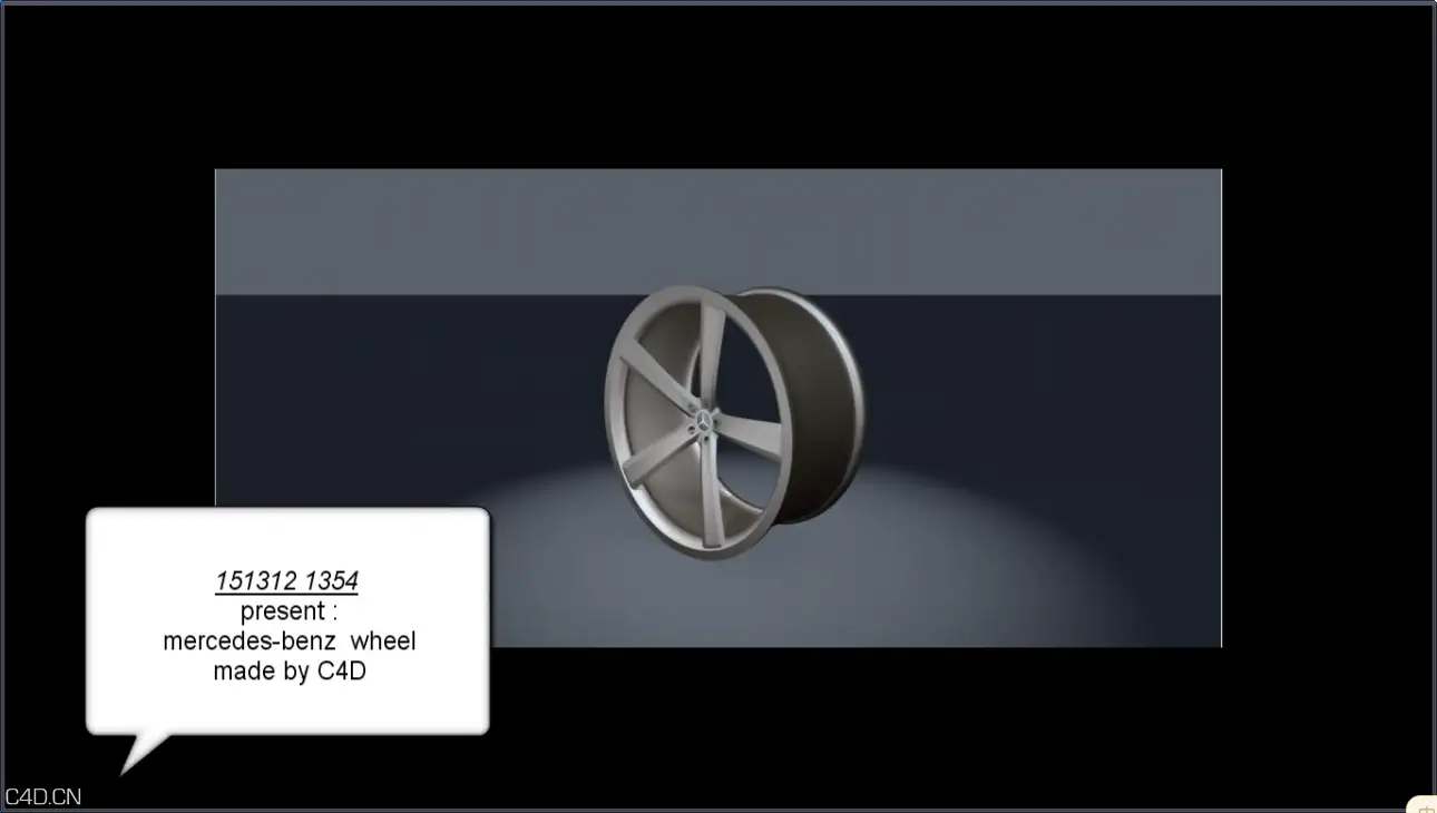 car rim modeling in C4D - C4D之家 - 11.png