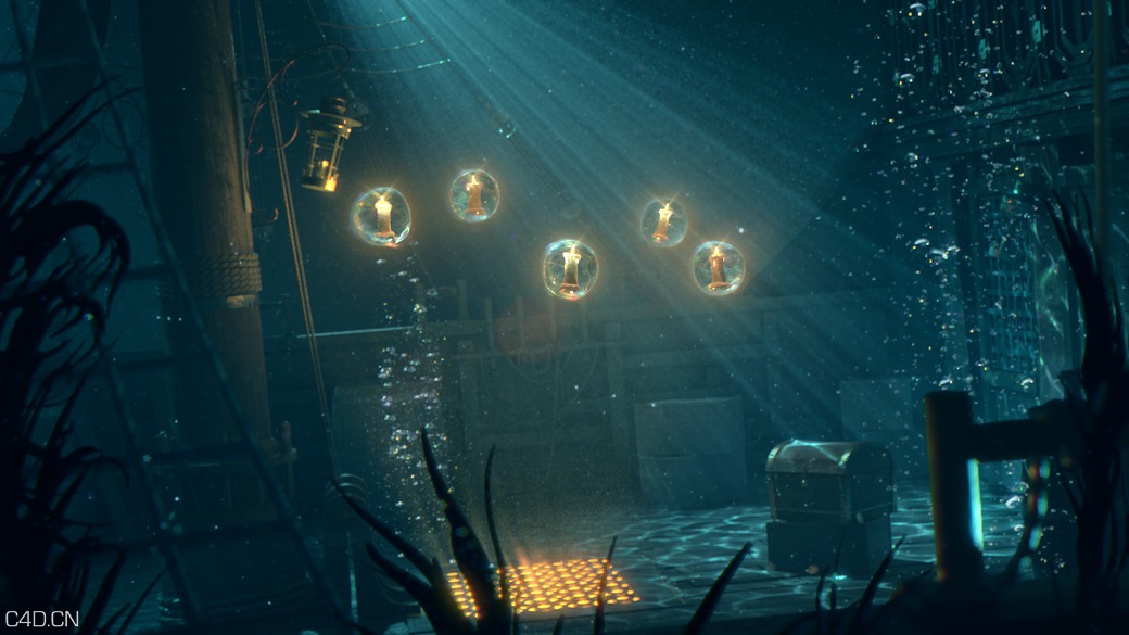 Maya海底光线教程Creating Cinematic Underwater Lighting in Maya - C4D之家 - 1900-render_1040.jpg