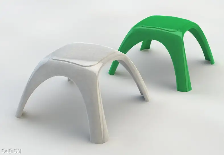 塑料小凳子C4D模型 Small stool - C4D之家 - cinema4d_ 2014-12-27 23.37.37.jpg