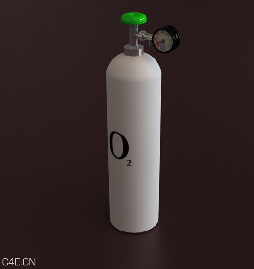 车用天然气罐C4D模型 For natural gas