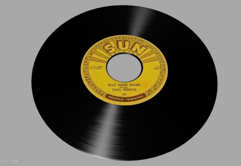 黑胶碟C4D模型 Vinyl disc - C4D之家 - cinema4d_ 2014-12-27 23.57.48.jpg