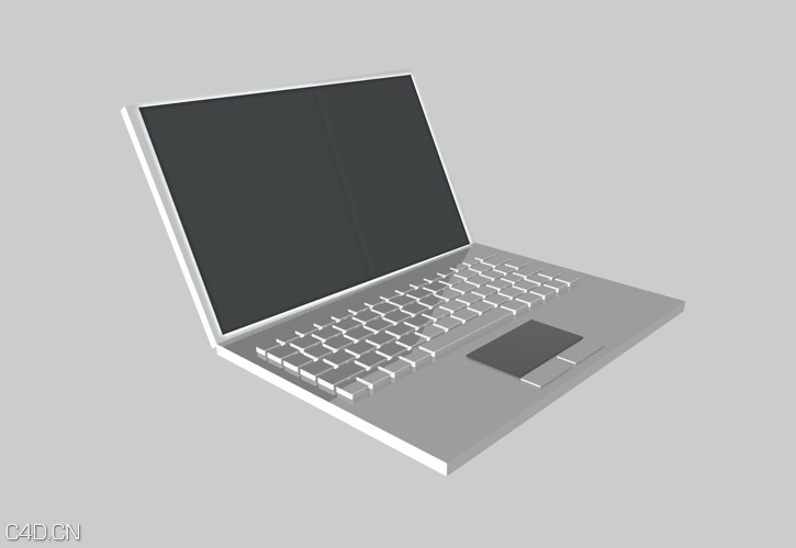 笔记本简模C4D模型 MacBook - C4D之家 - cinema4d_ 2014-12-28 00.13.08.jpg