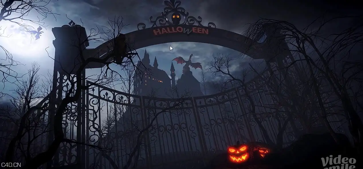 CINEMA 4D黑暗城堡制作案例教程 Dark castle made case tutorial - C4D之家 - cinema4d_ 2014-12-28 00.54.11.jpg
