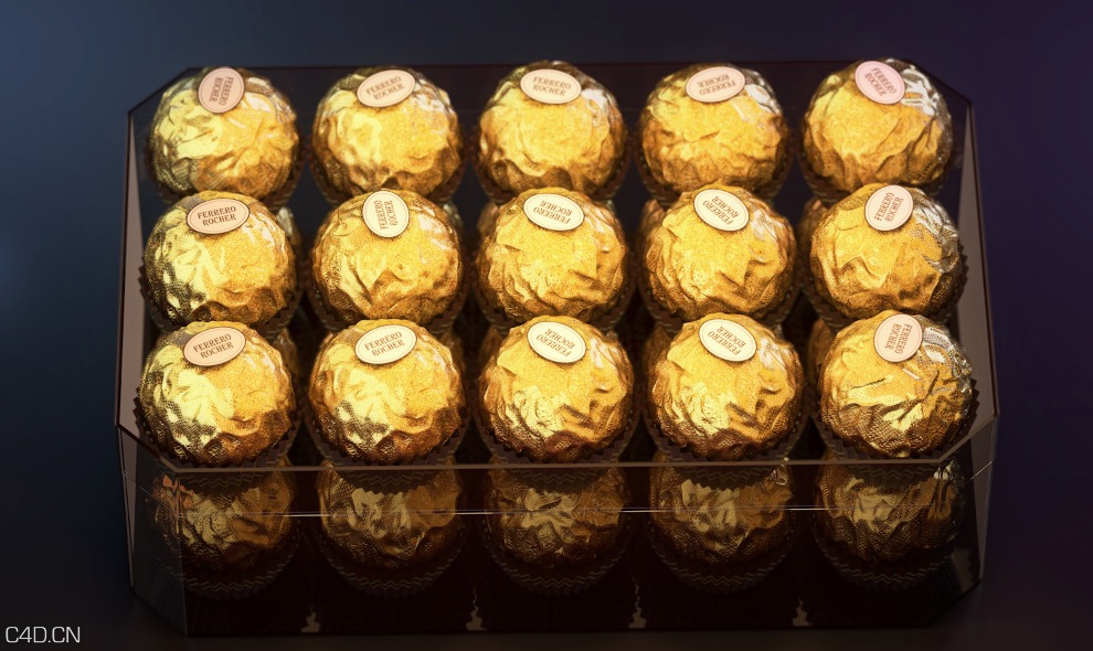 金莎巧克力C4D模型 chocolate - C4D之家 - cinema4d_ 2014-12-31 15.59.45.jpg