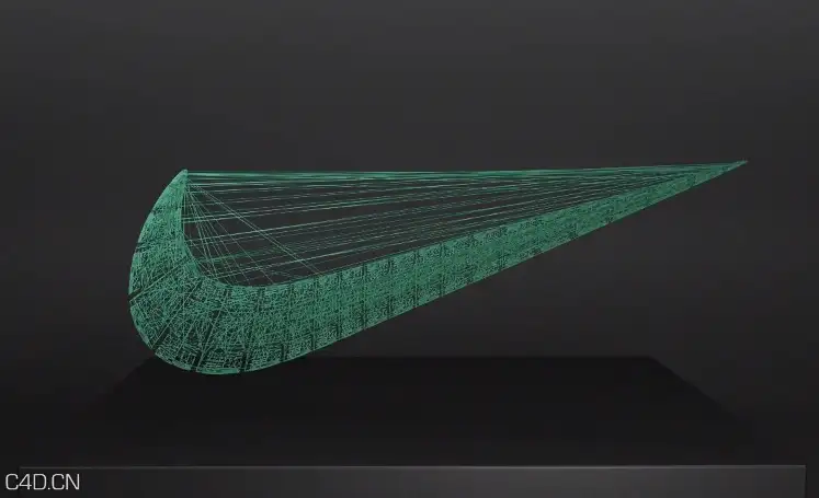 c4d制作线织nike图标教程 Quick Tip Nike Sew Effect