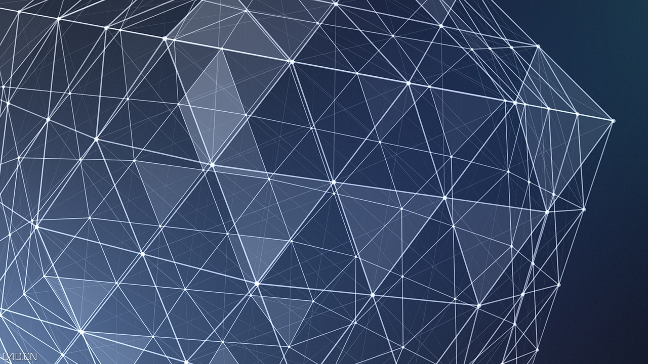 C4D制作多边形线框 Polygon Subdivision Tutorial