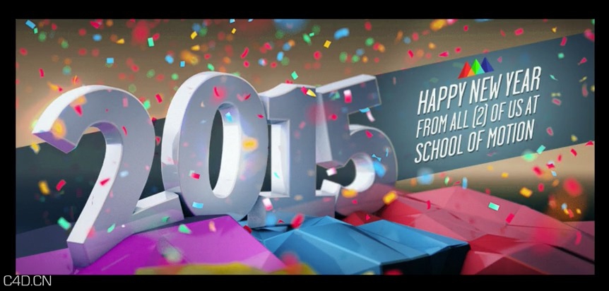 C4D快速创建2015新一年包装封面教程 - C4D之家 - cinema4d_ 2015-01-05 21.18.20.jpg
