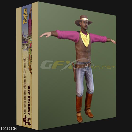 C4D插件 角色绑定系列 Cactus3D Complete for Cinema4D R15-R16 Win/Mac - C4D之家 - url.jpeg