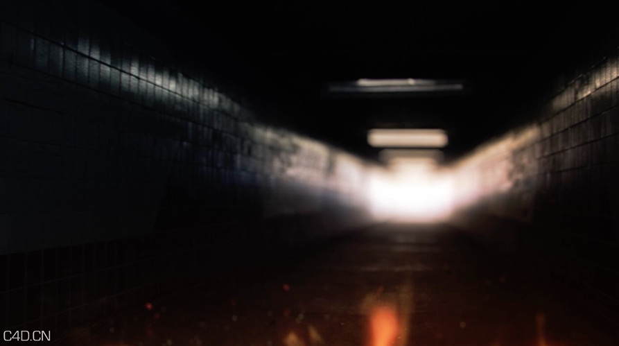 C4D摄像机投影隧道 C4D Tutorial Beginning Camera Projection Tunnel